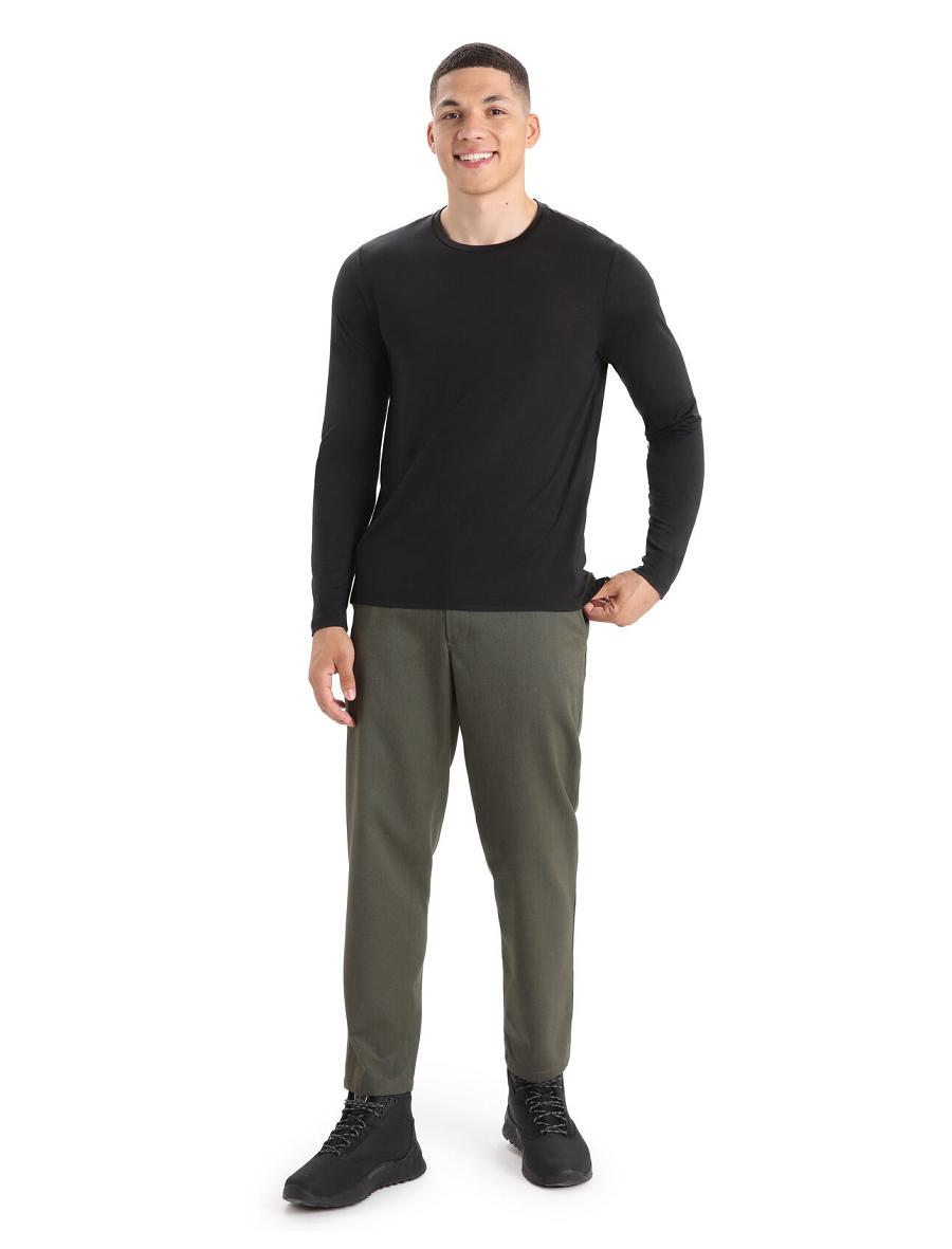 Long Sleeve Icebreaker Merino Sphere II T-Shirt Homme Noir | FR 1231UZGT